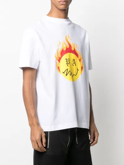 Burning Head crew neck T-shirt | Palm 