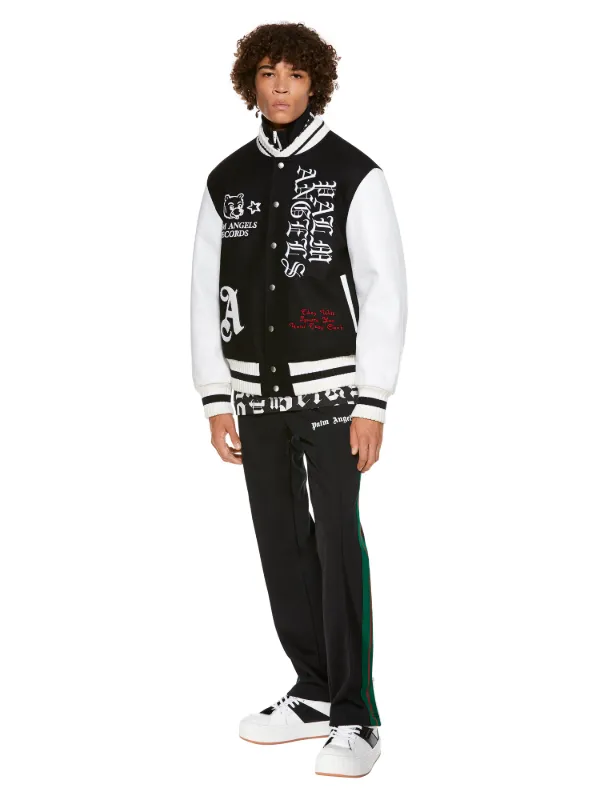 BURNING HEAD VARSITY JACKET - Palm AngelsÂ® Official