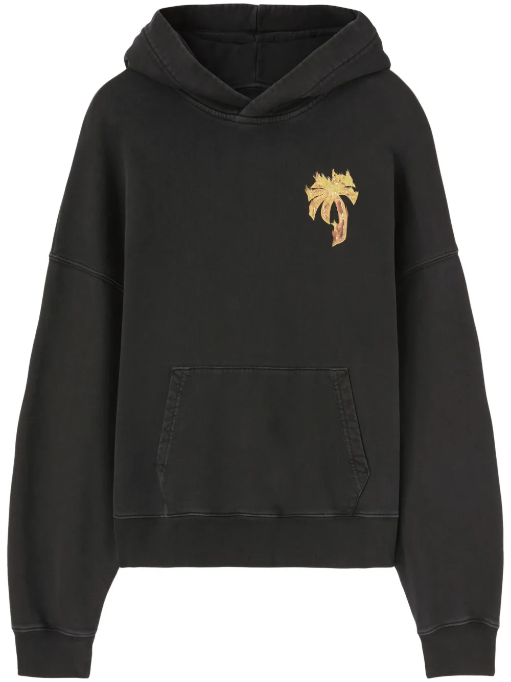 Palm angels burning logo hoodie sale