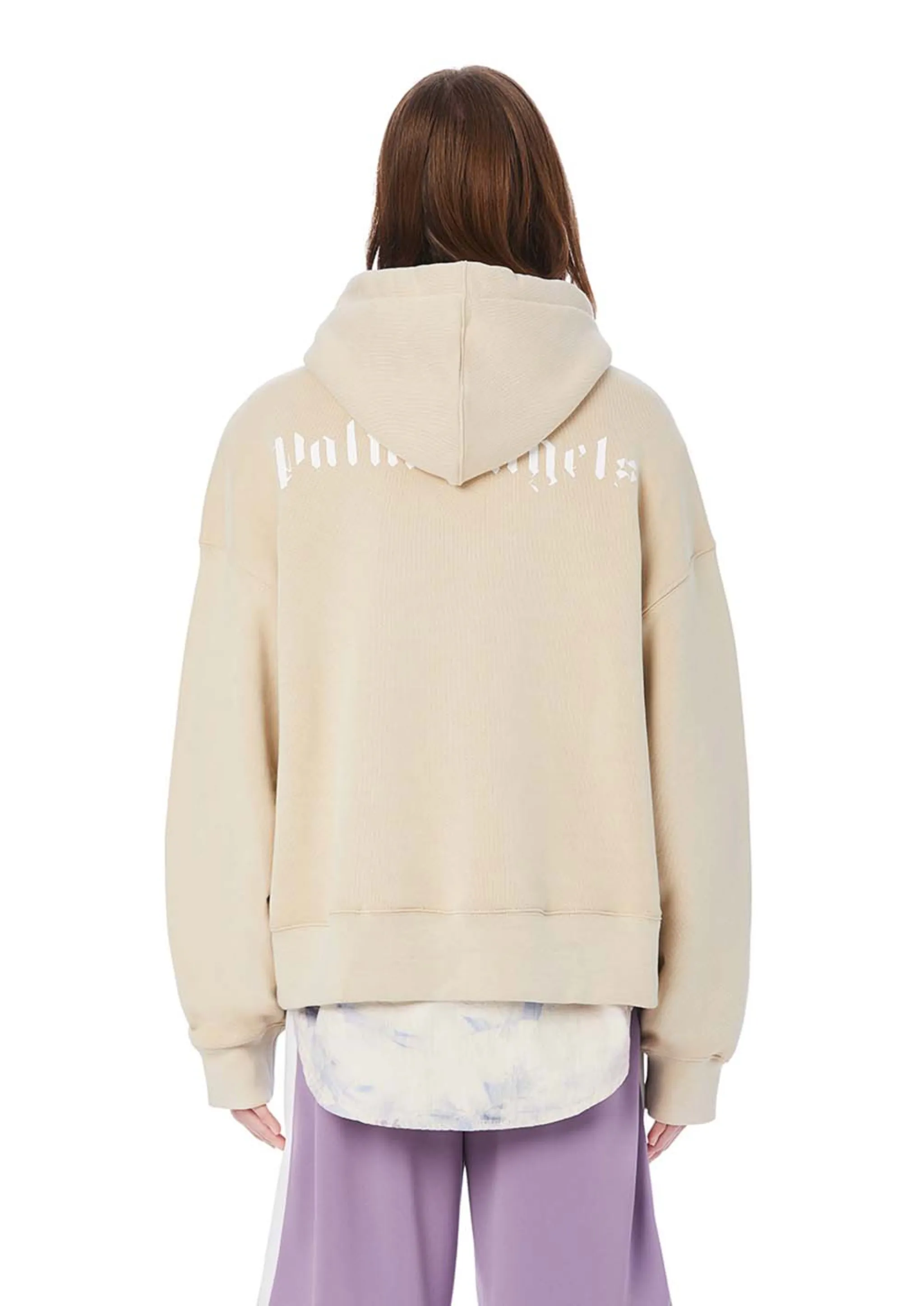 CACTUS HOODIE in neutrals Palm Angels Official