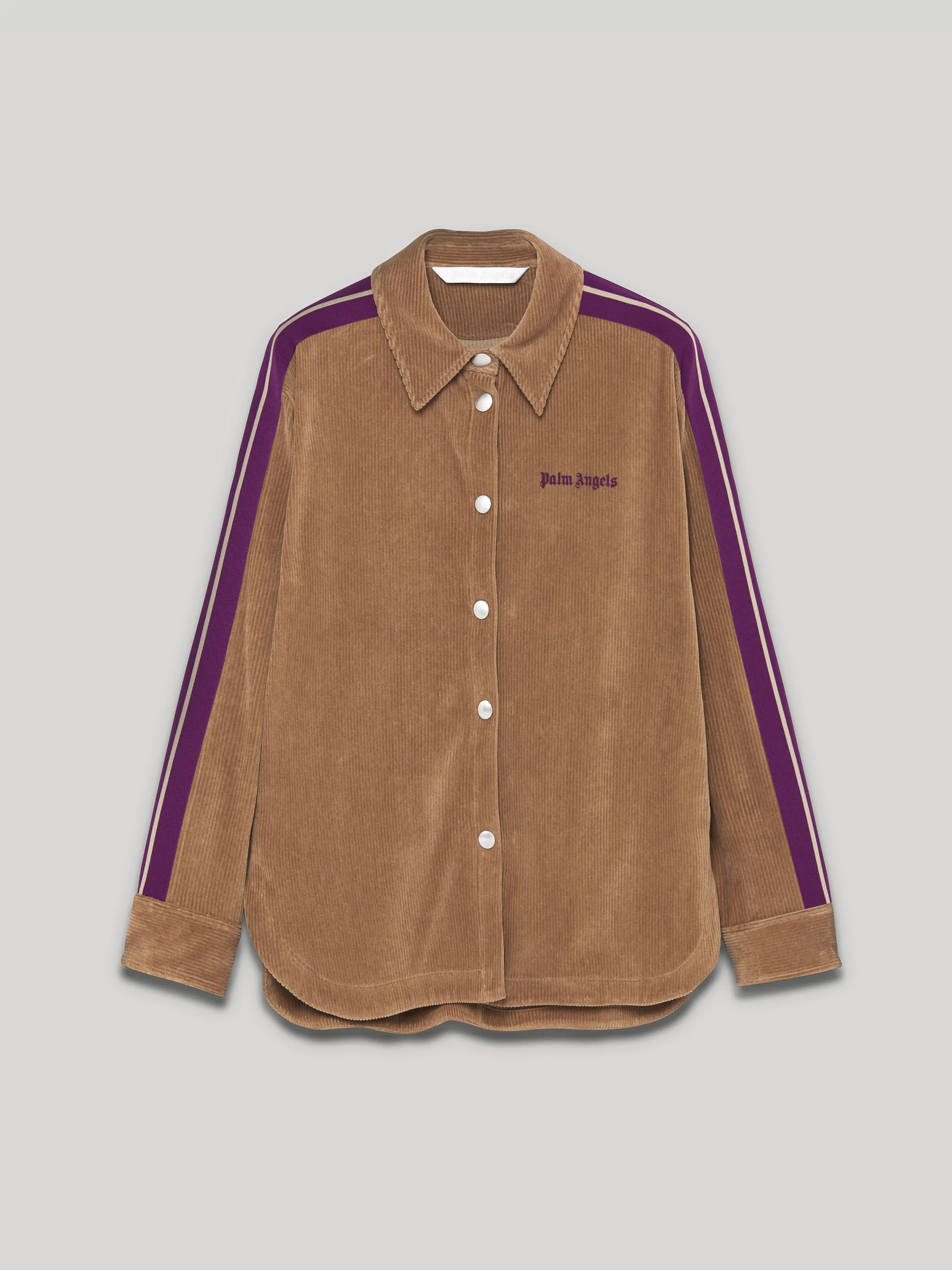 CAMICIA IN VELLUTO A COSTE - Sito ufficiale di Palm Angels®