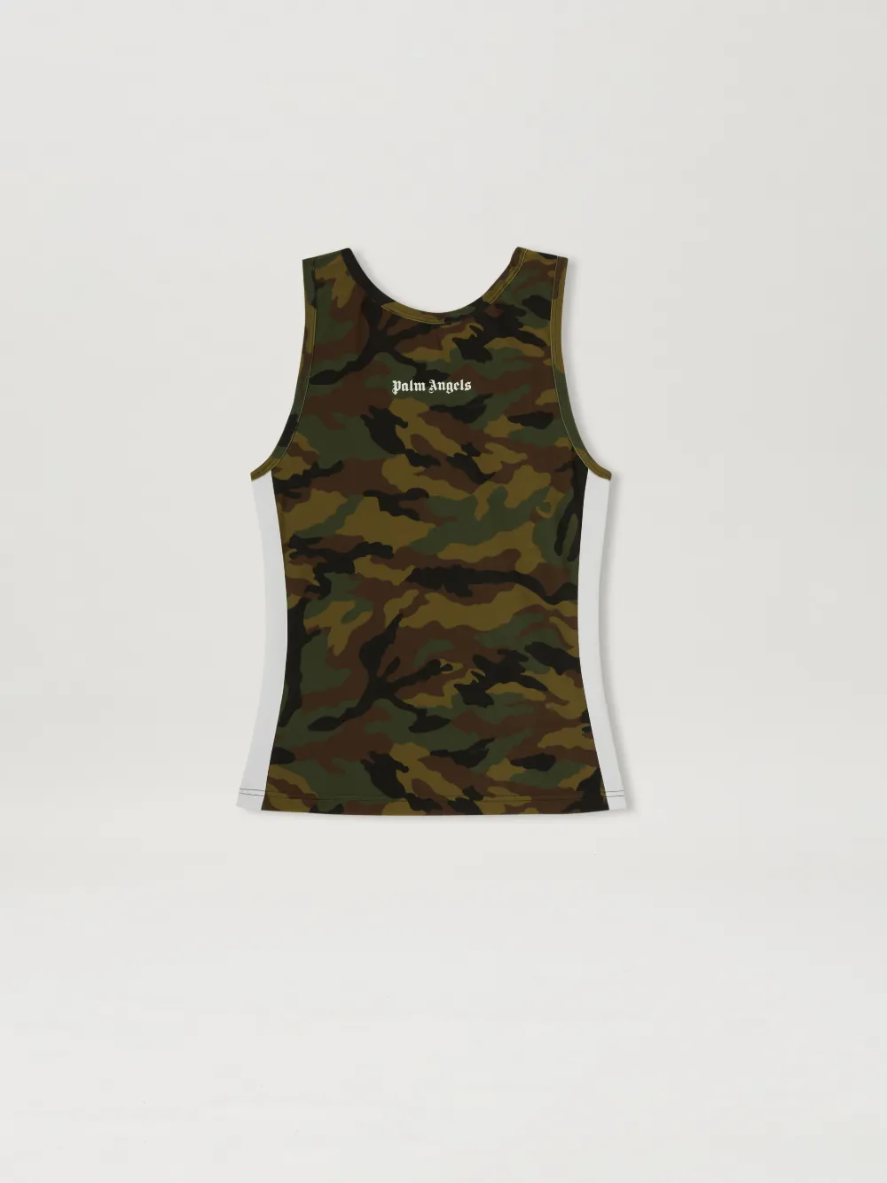 camouflageprint tank top in green Palm Angels® Official