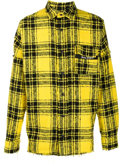 palm angels tartan shirt