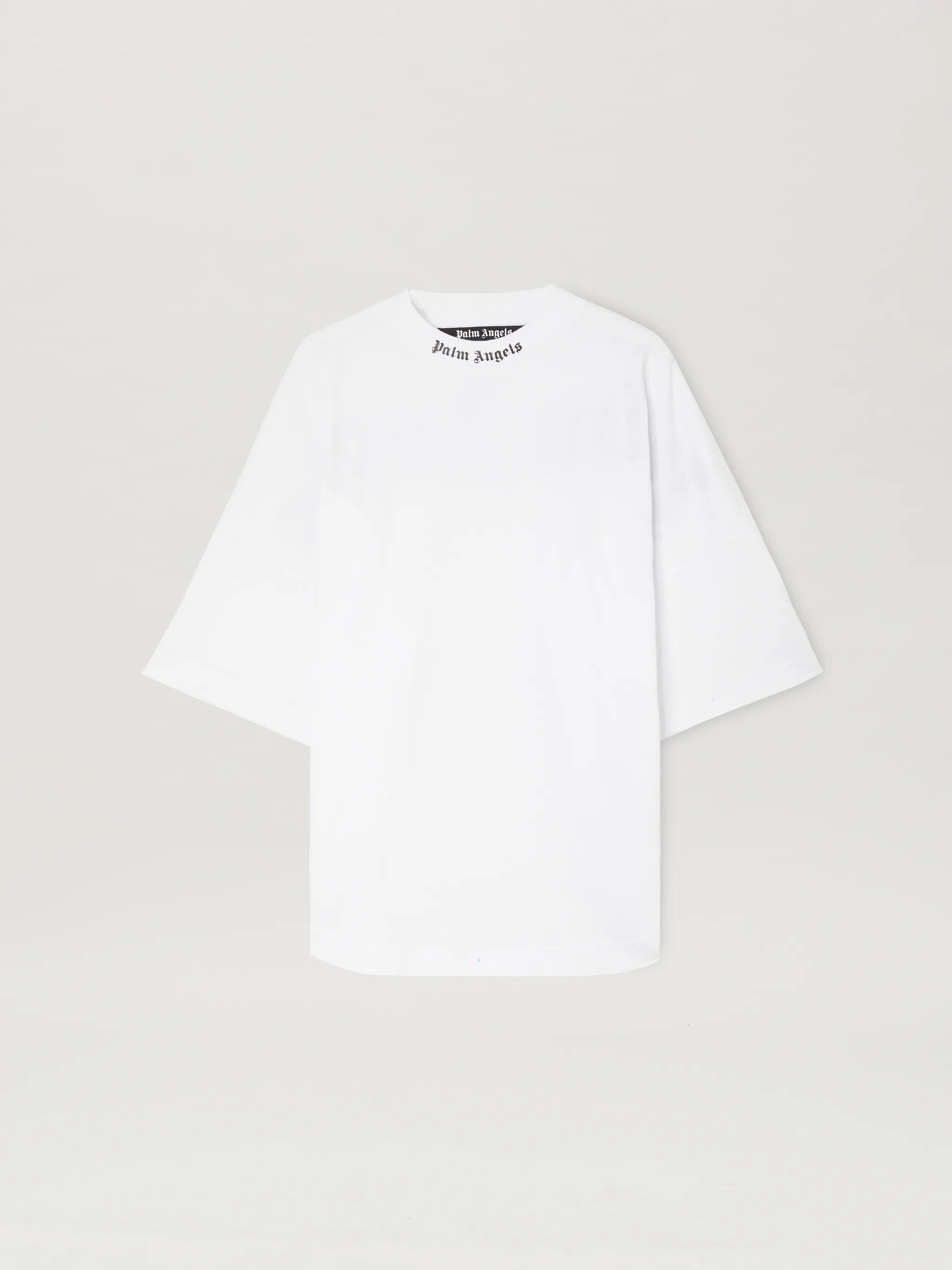 CLASSIC LOGO OVER T-SHIRT in white - Palm Angels® Official