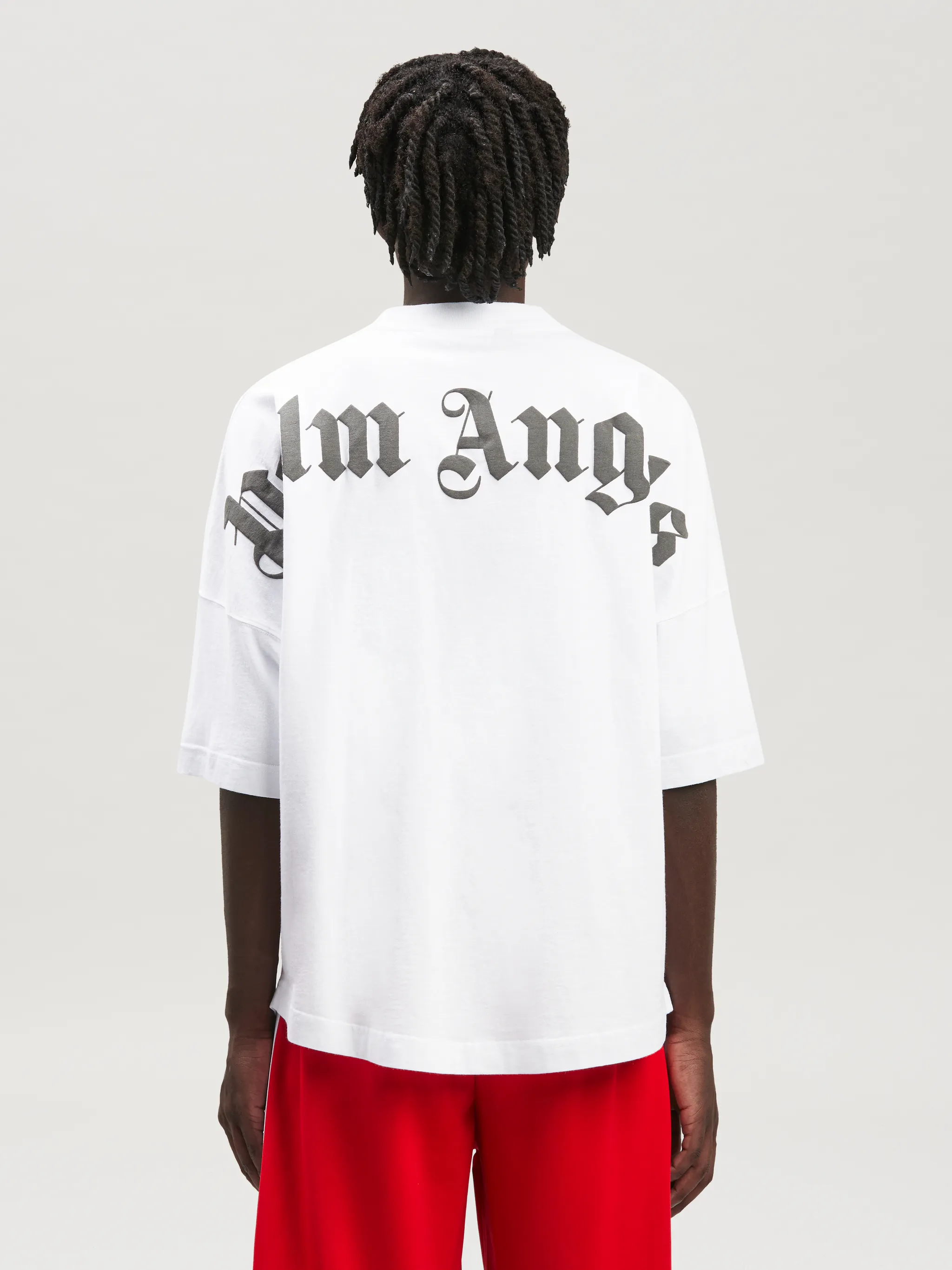 Palm angels logo t hot sale shirt