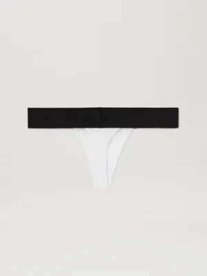 Classic logo Thong in white - Palm Angels® Official