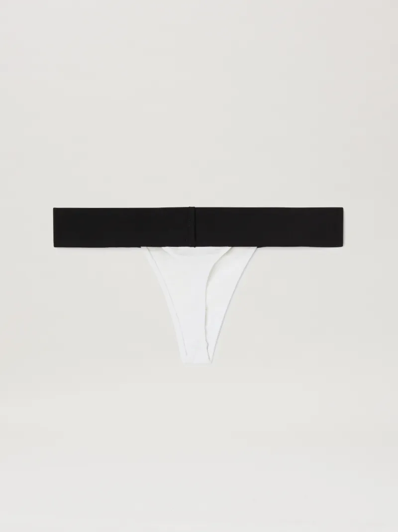 Classic logo Thong in white - Palm Angels® Official