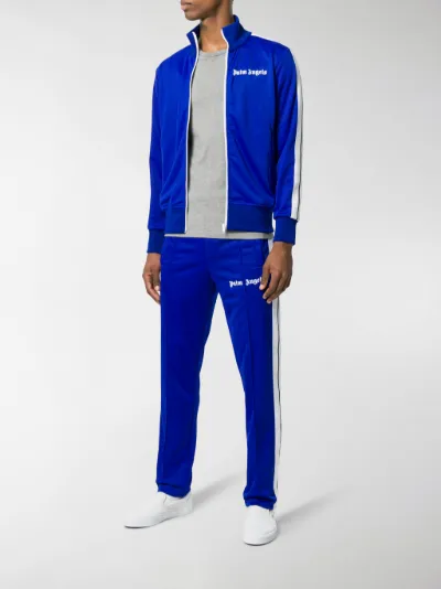 palm angels blue classic track pants