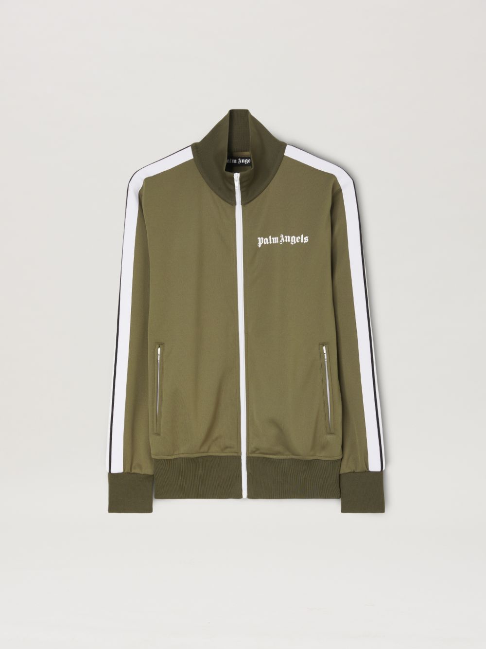 Green Classic Track Jacket by Palm Angels on Sale