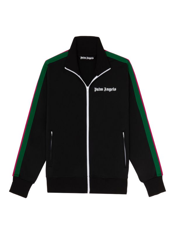 COLLEGE TRACK JACKET in black - Palm Angels® Official