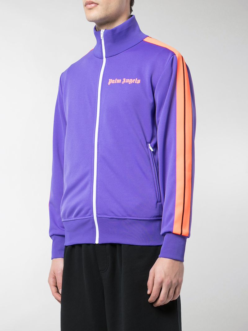 purple orange jacket