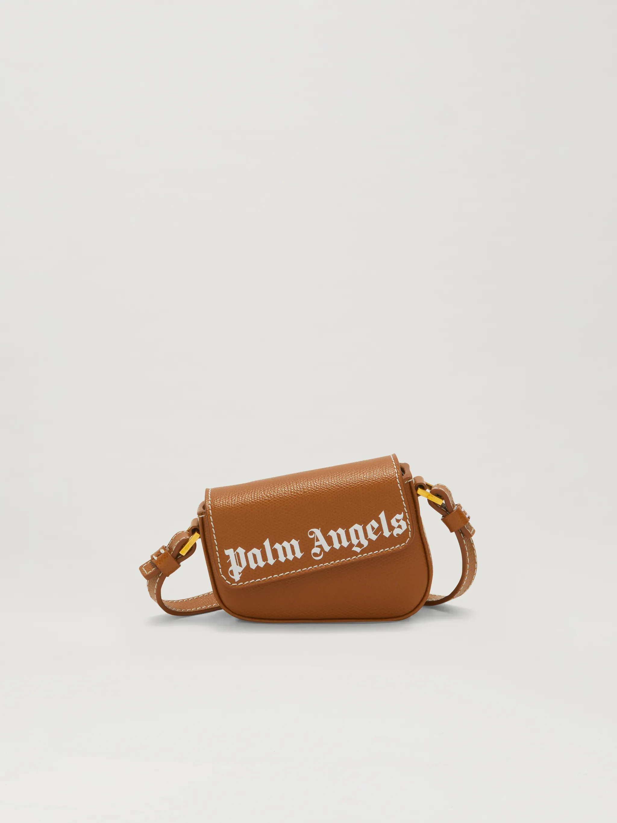 CRASH BAG MINI in brown - Palm Angels® Official