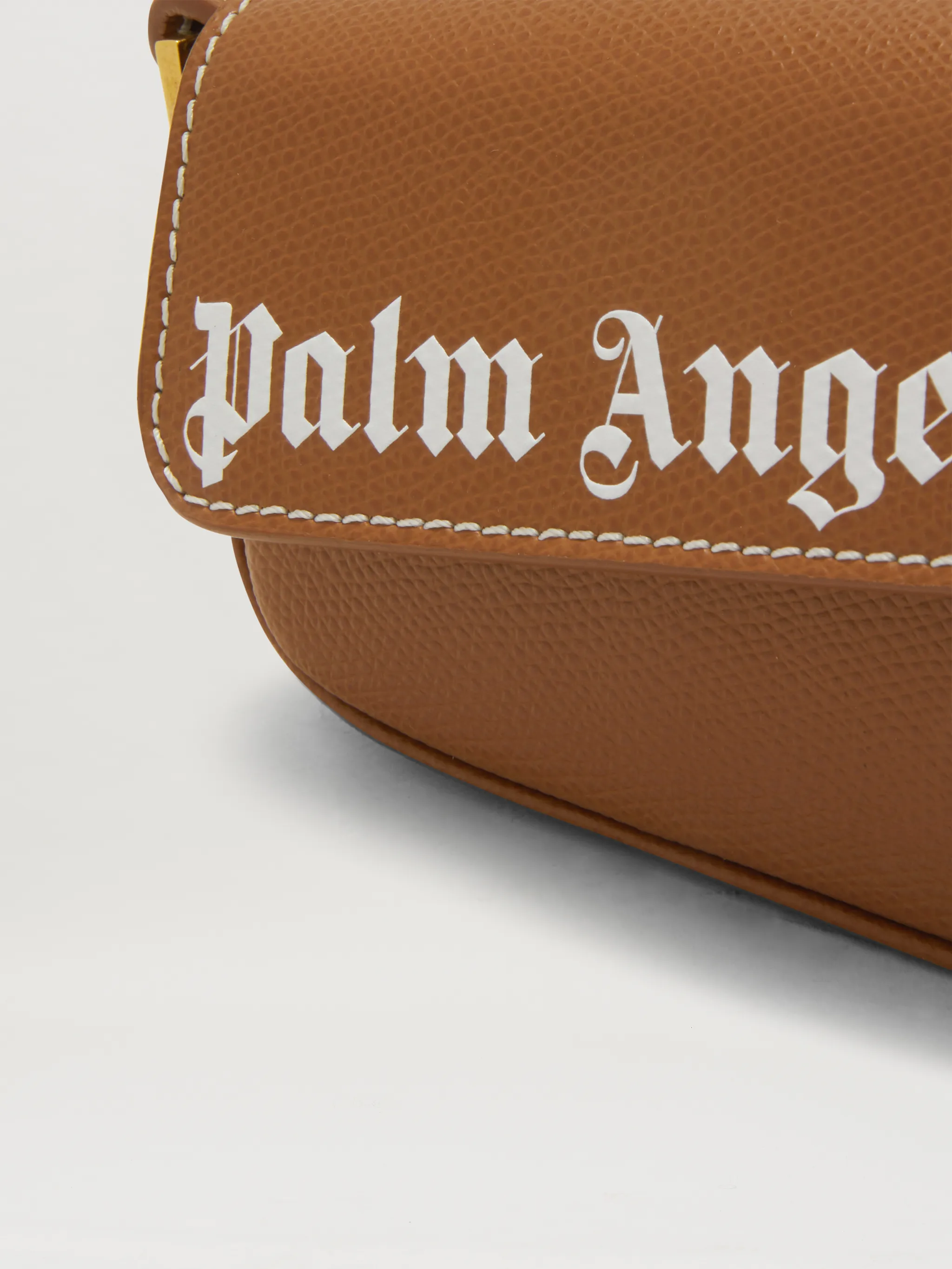 PALM ANGELS Crash mini printed textured-leather shoulder bag