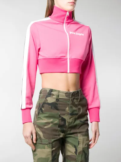 cropped track top