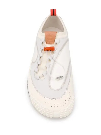 deconstructed leather trainers | Palm 