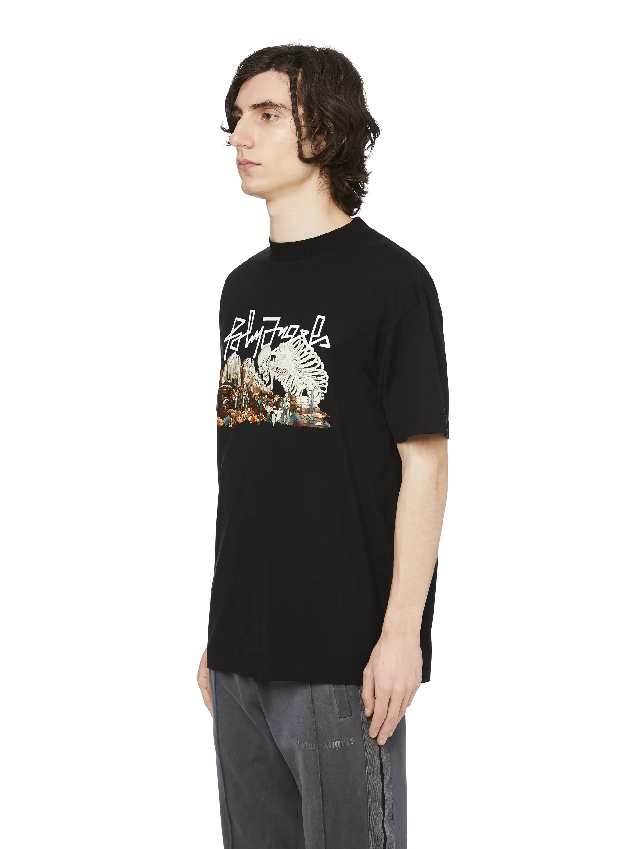 palm angels skull t shirt