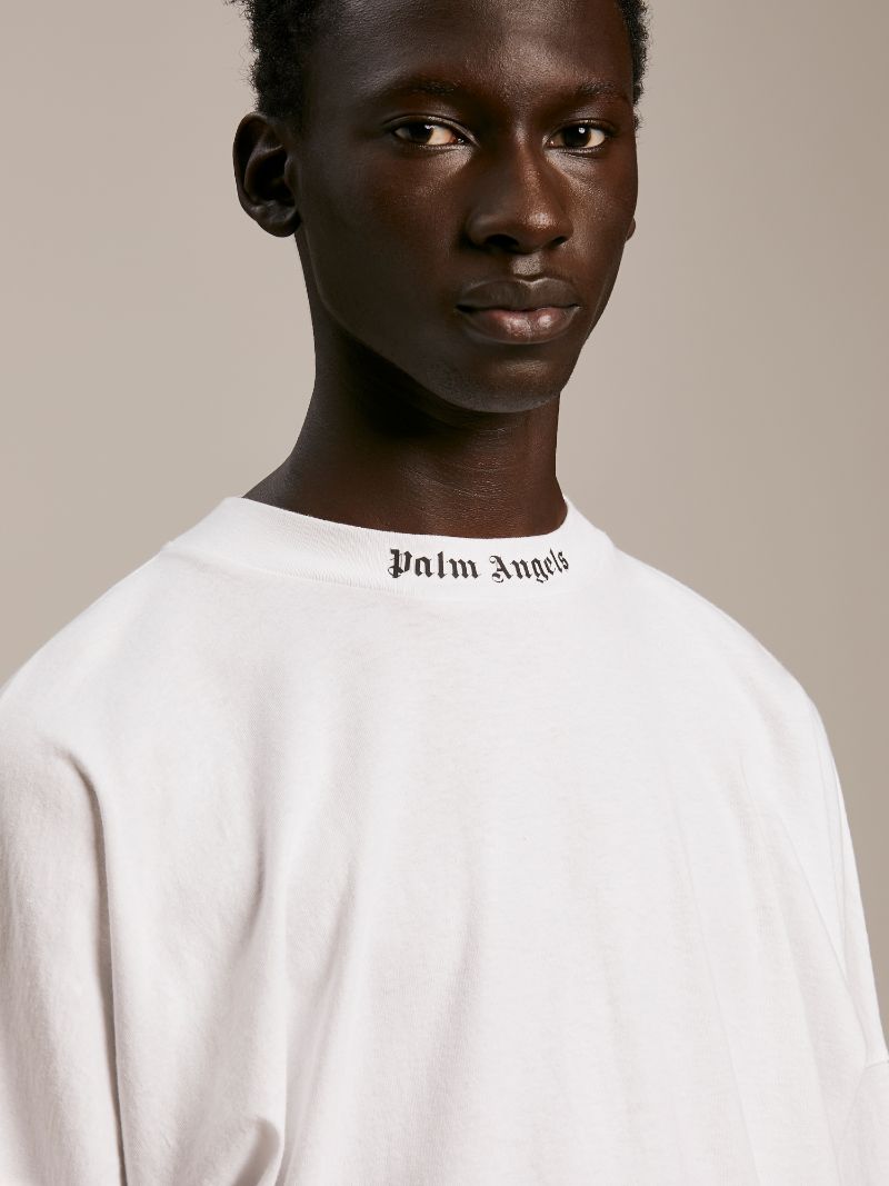 DOUBLED LOGO T-SHIRT in white - Palm Angels® Official