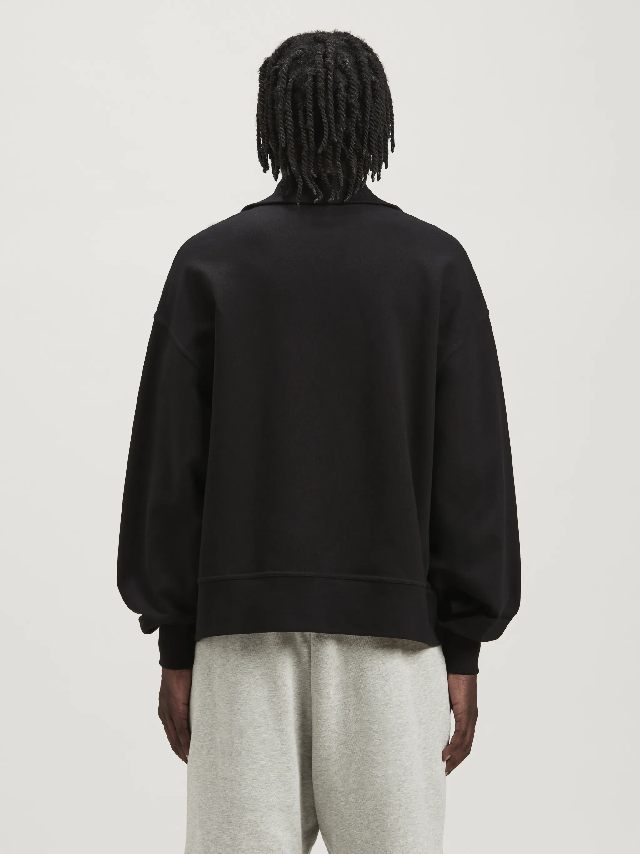 Embroidered Logo High Neck