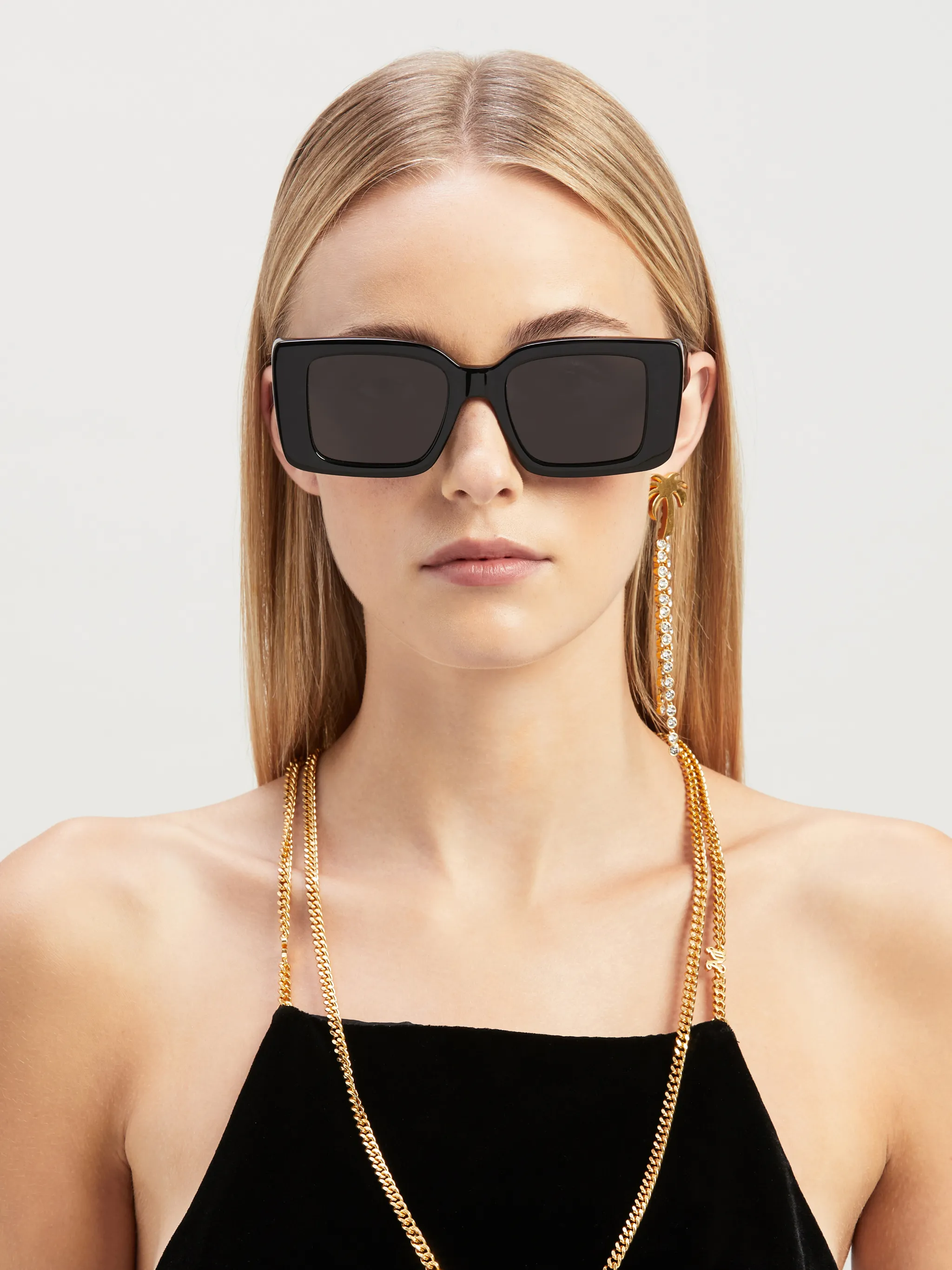 Dorris Sunglasses In Black Palm Angels Official