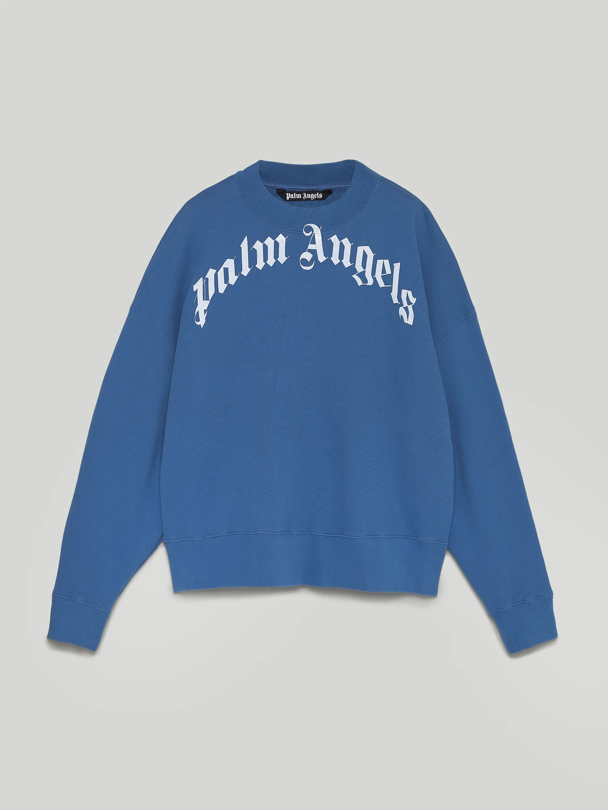 FELPA CON LOGO CURVO - Sito ufficiale di Palm Angels®