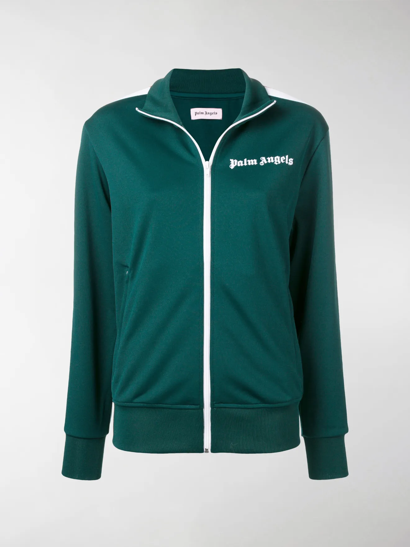 felpa con zip palm angels