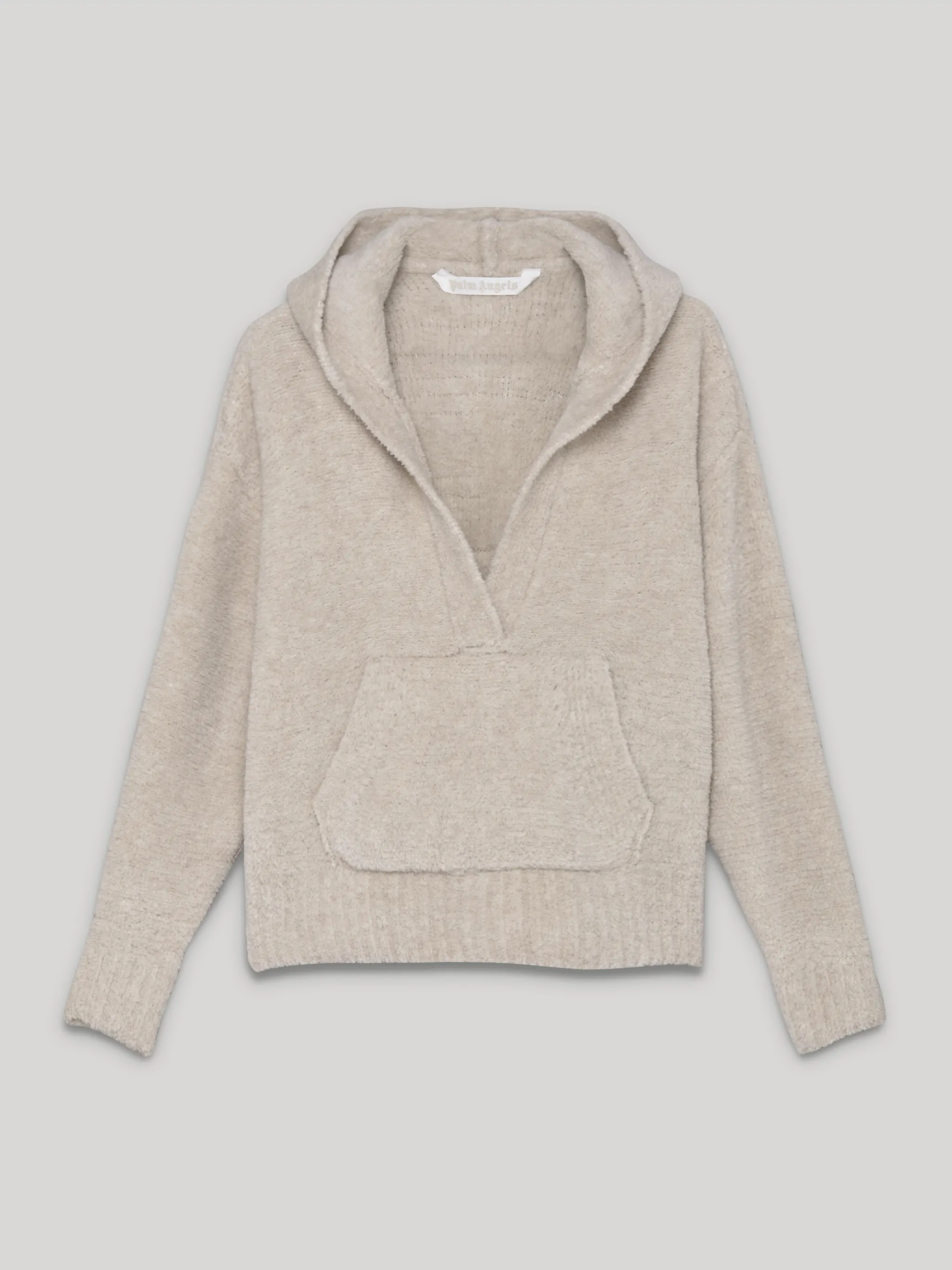 FELPA IN PILE CON CAPPUCCIO - Sito ufficiale di Palm Angels®