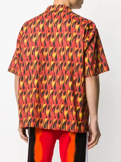 palm angels fire shirt