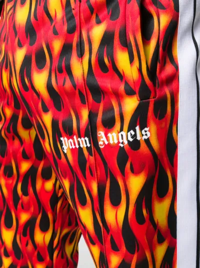 palm angels flame shorts