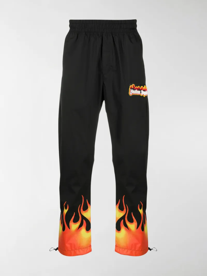 palm angels flame shorts