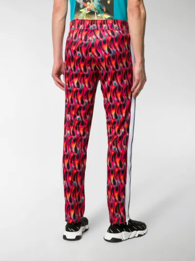 palm angels flame track pants