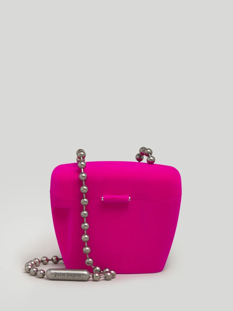 pink palm angels padlock bag