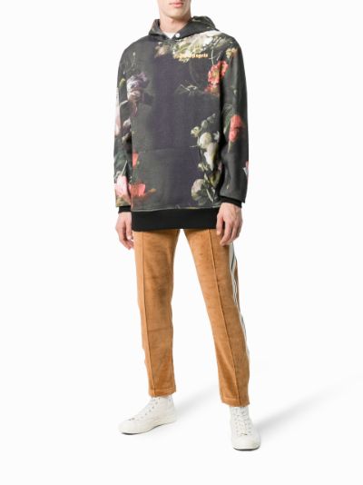 palm angels floral hoodie