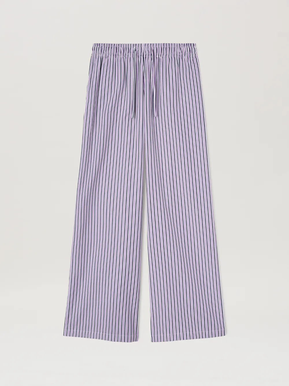 SweatyRocks Damen Strickhose Gestreift - Bequeme Freizeithose Mit Weitem Bein