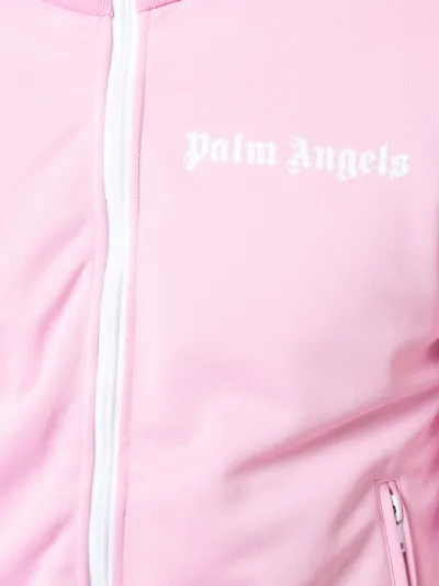 Palm Angels Giacca della tuta con stampa filo spinato rosa | MODES