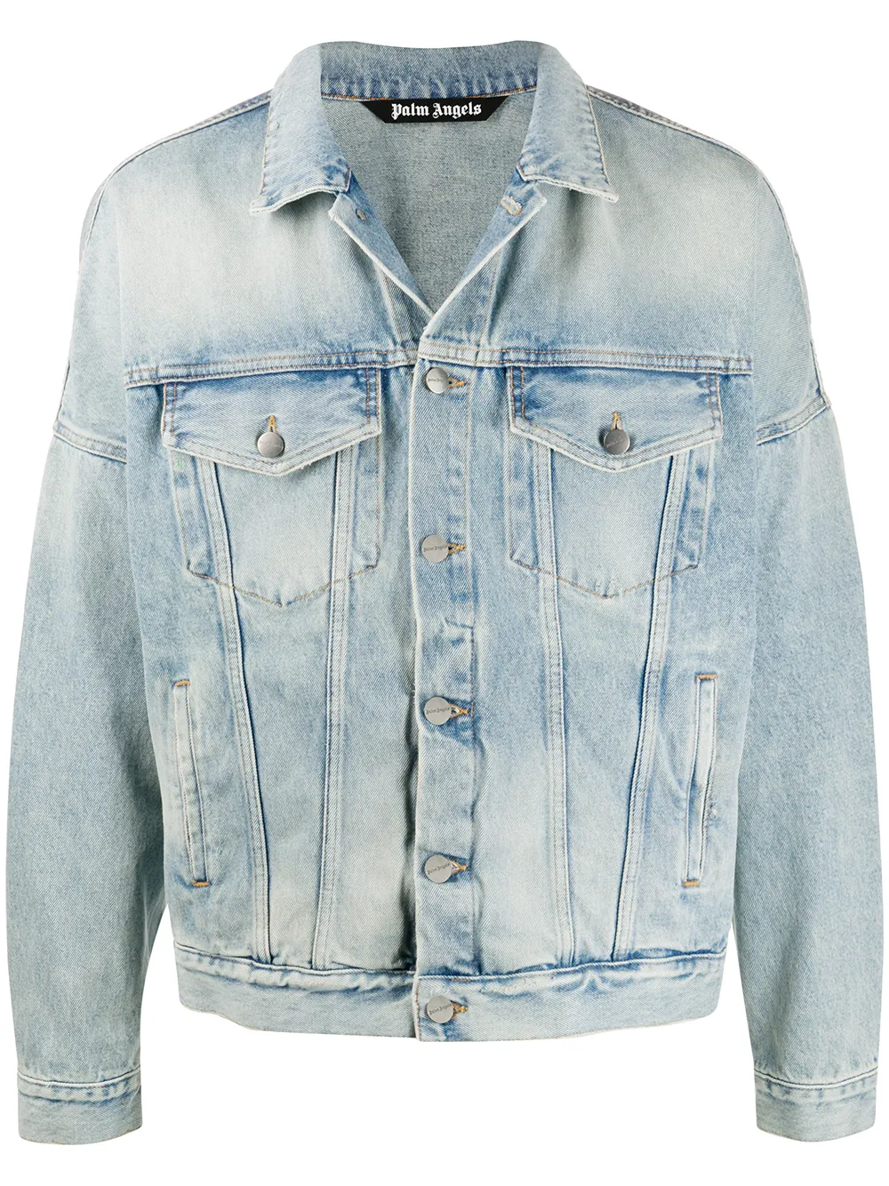 Giacca denim con stampa | Palm Angels | Eraldo.com