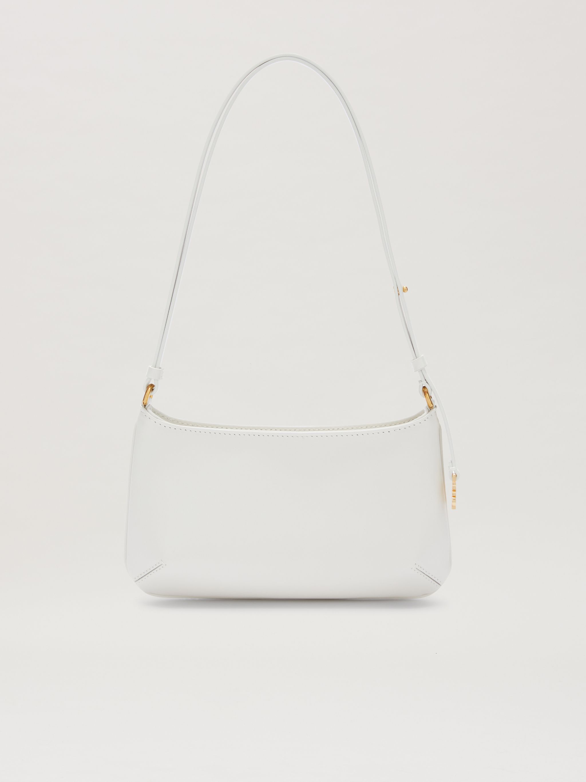 Palm Angels Giorgina Leather Shoulder Bag Neutrals