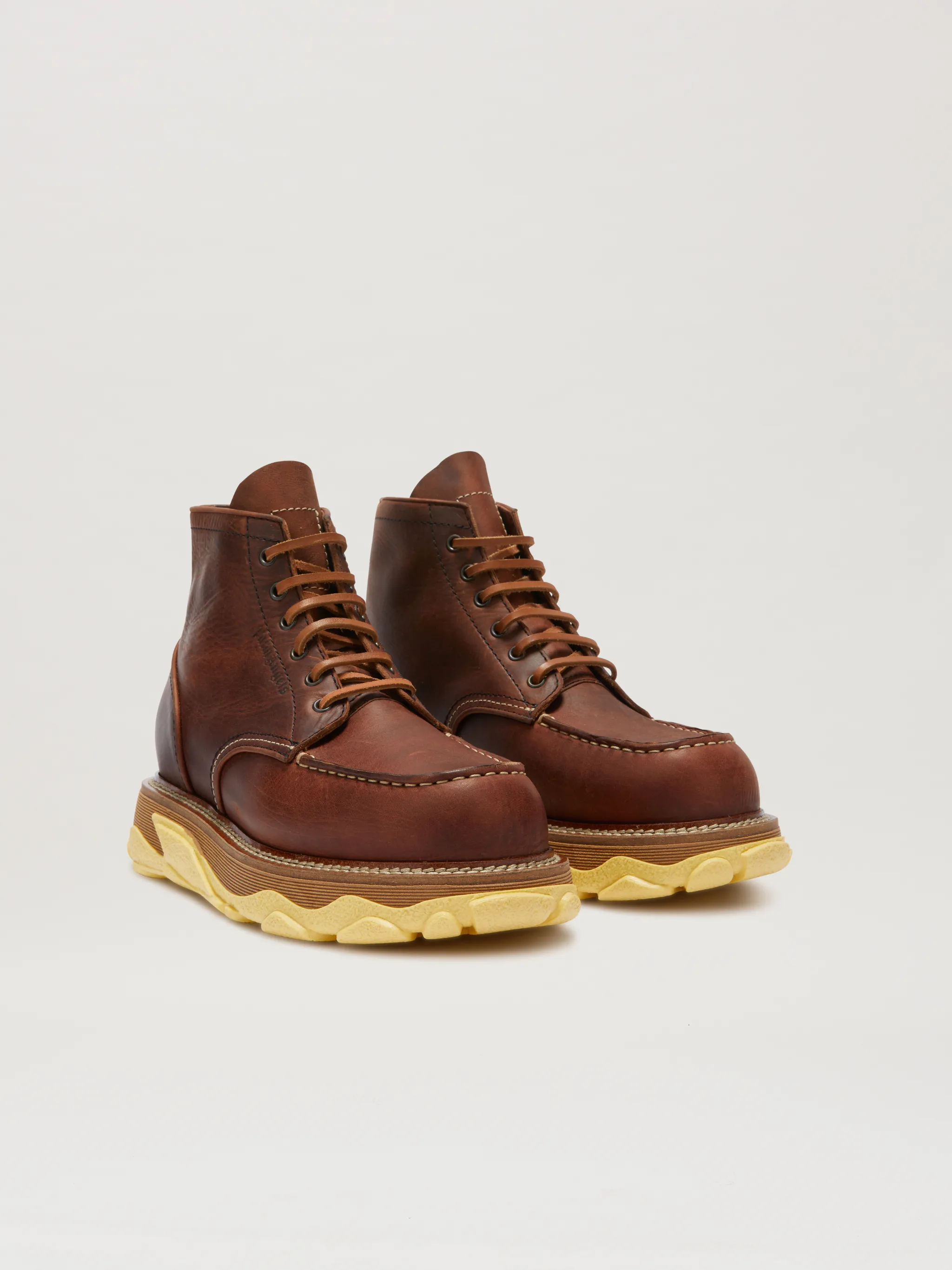 Hybrid Laced Up Boots