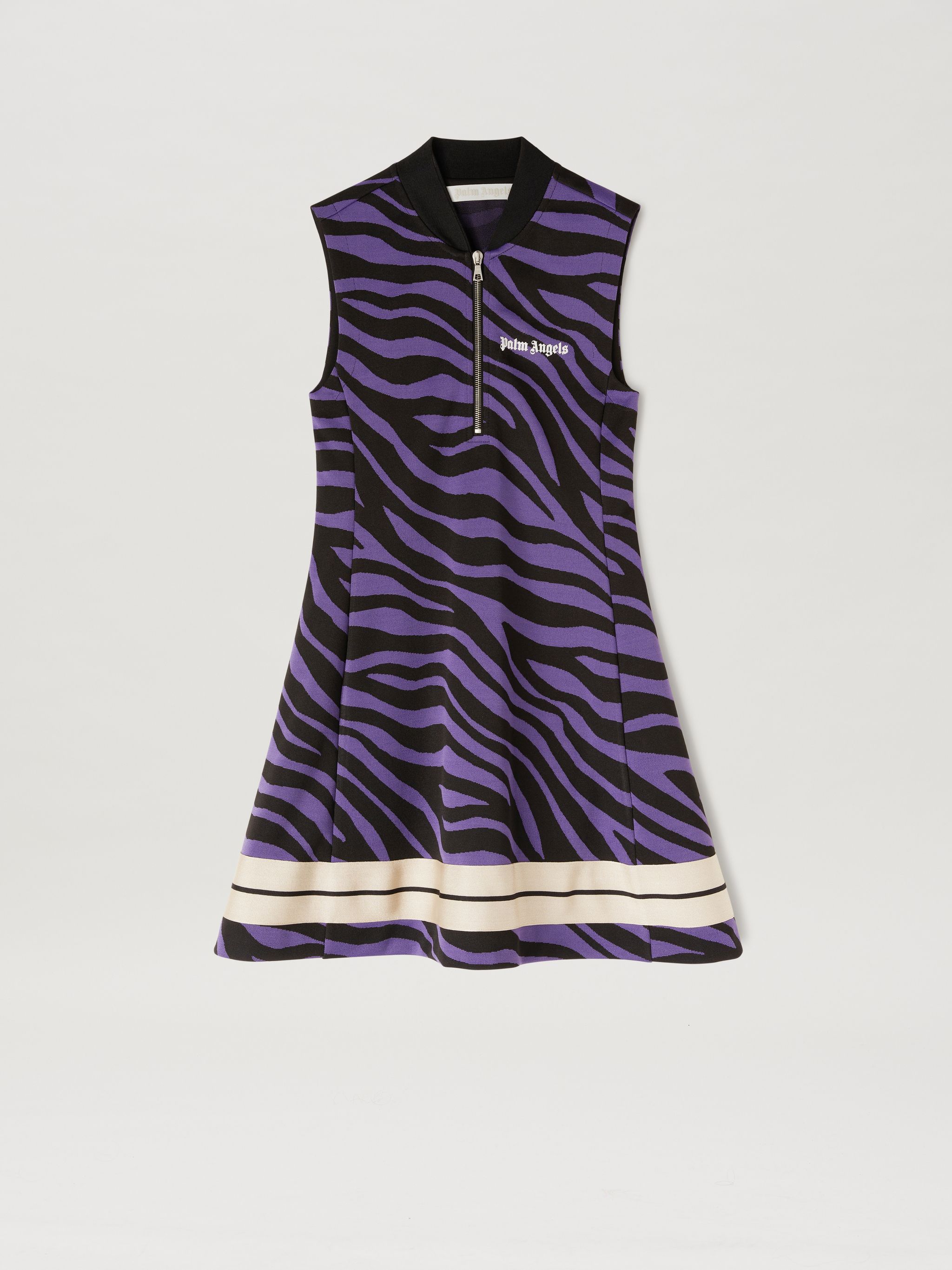 JACQUARD ZEBRA TRACK DRESS