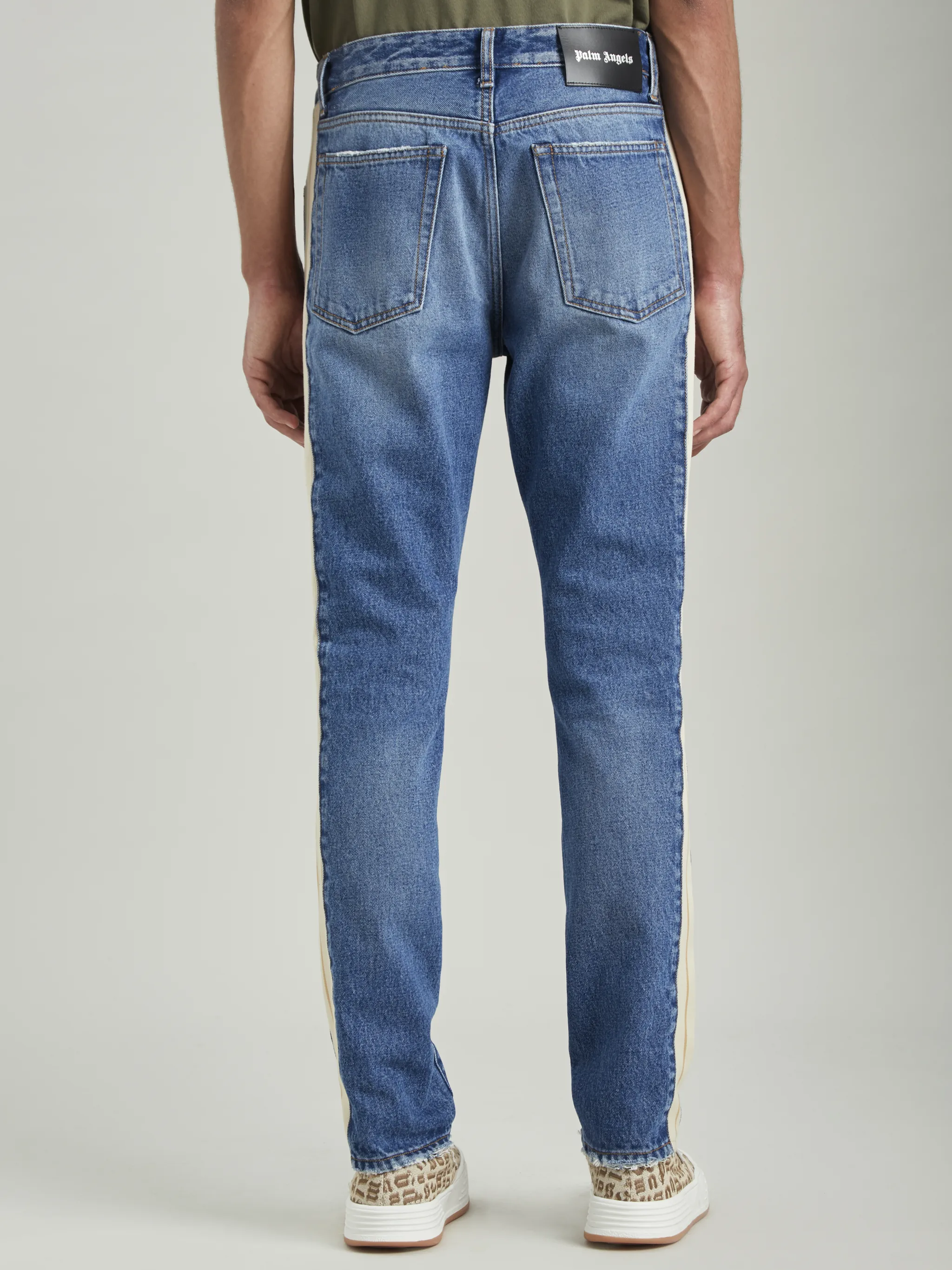 JEANS CON RIGHE LATERALI - Sito ufficiale di Palm Angels®