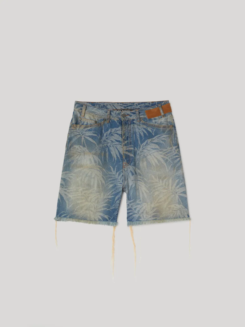 JUNGLE DENIM SHORTS - Palm Angels® Official