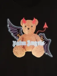 Bear Devil Sweatshirt In Black - Palm Angels® Official