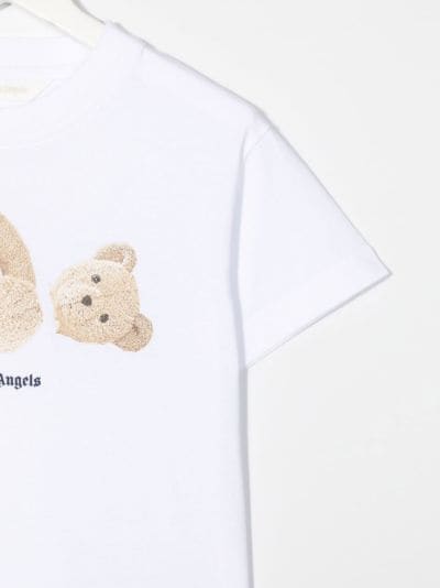 PALM ANGELS: Teddy Bear cotton T-shirt - Black