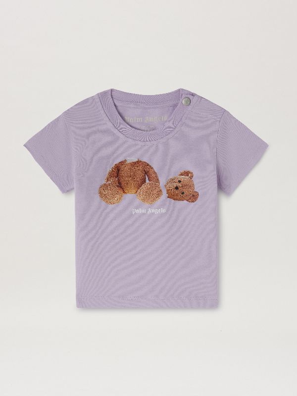 Broken Bear T-Shirt in purple - Palm Angels® Official