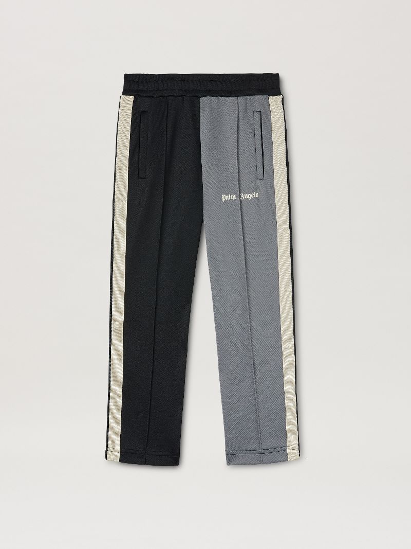 Color Block Track Pants in black - Palm Angels® Official