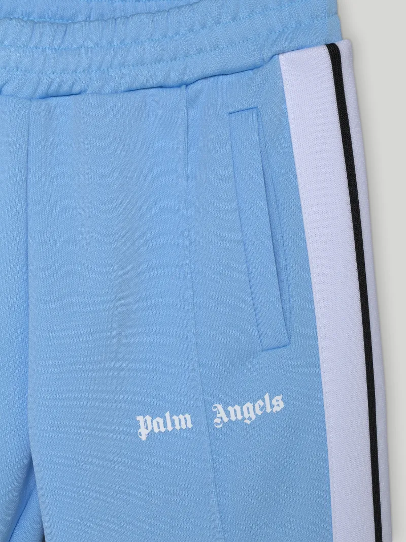 LIGHT BLUE TRACK PANTS Palm Angels® Official