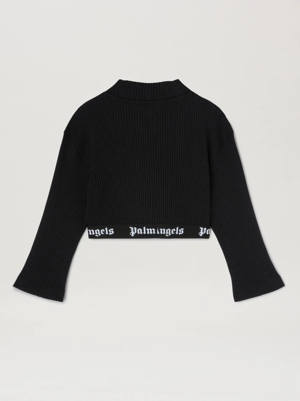 Logo Beanie In Black Palm Angels Official logo-beanie-in-black-palm-angels-official