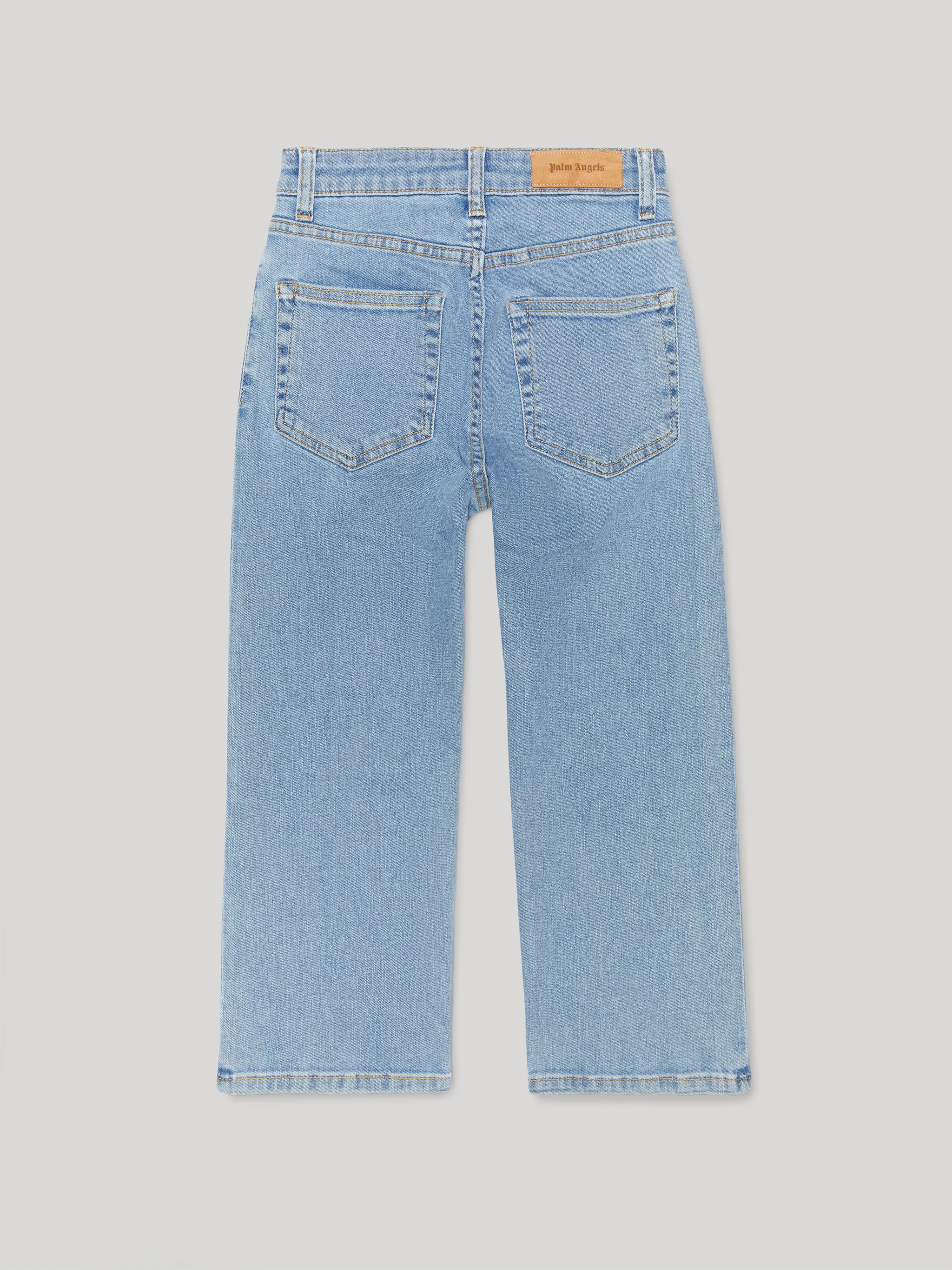 LOGO DENIM PANTS - Palm Angels® Official