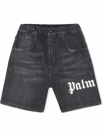 Sale Palm Angels Kids logo-print high 
