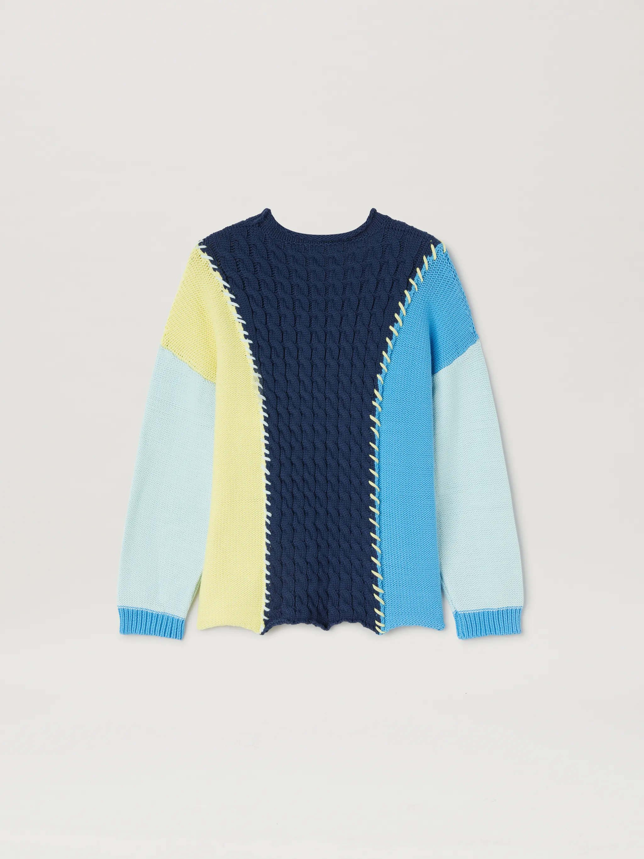 MAGLIONE PATCHWORK PA SMILEY