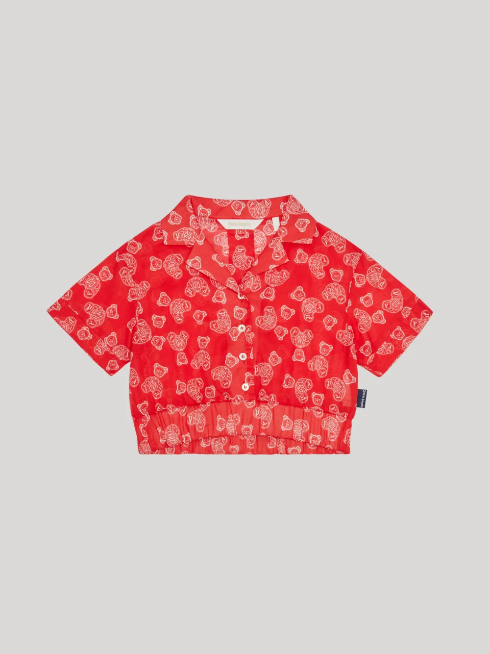 PAISLEY BEAR CROPPED SHIRT - Palm 